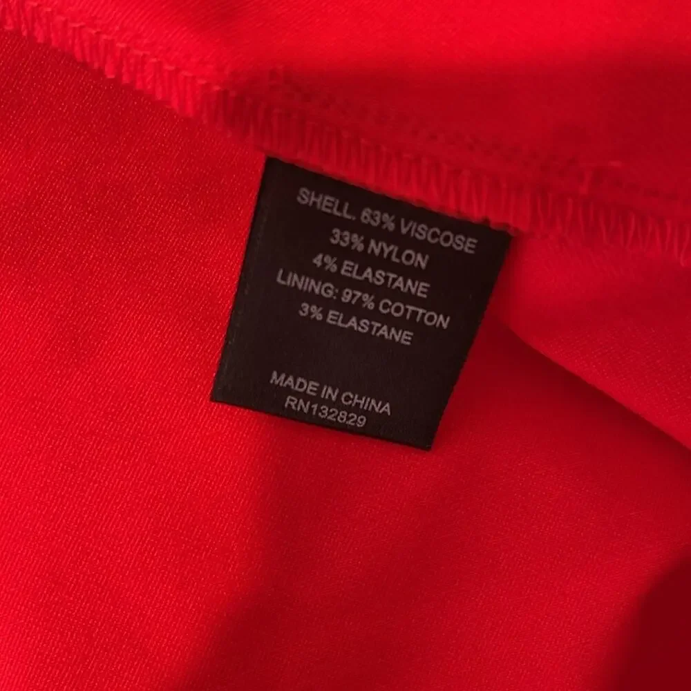 MICHAEL COSTELLO Billie Strapless Bodycon Mermaid Red Maxi Gown Size Medium - Picture 8 of 8